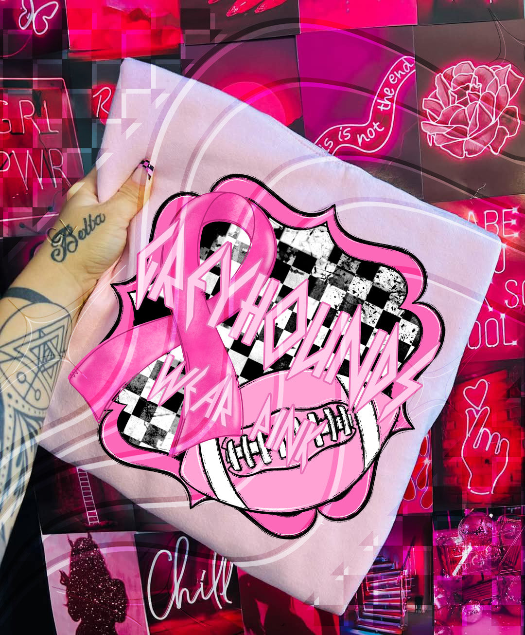 Pink Power Football – Awareness Digital Design Bundle (+ Custom Option)