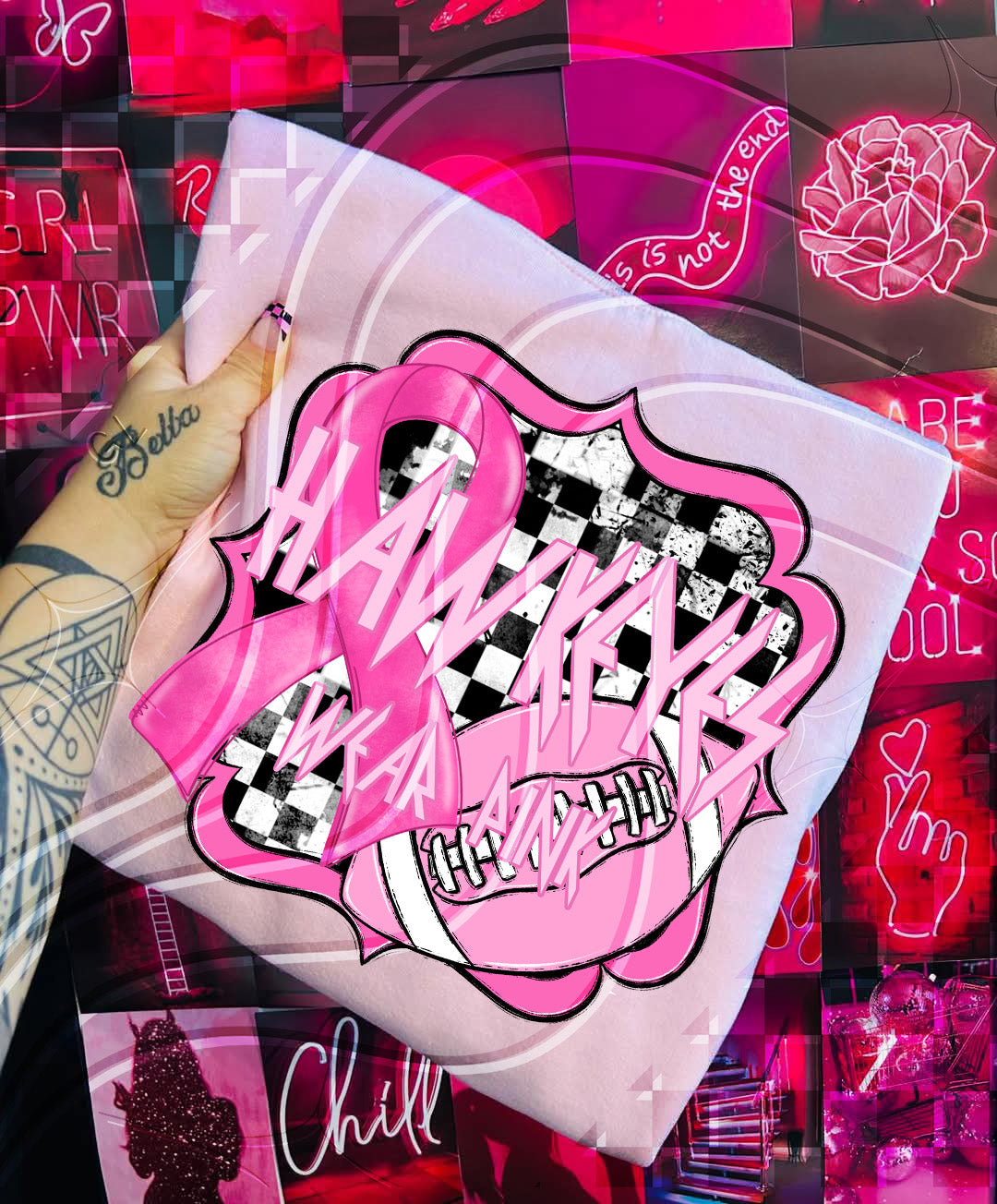 Pink Power Football – Awareness Digital Design Bundle (+ Custom Option)