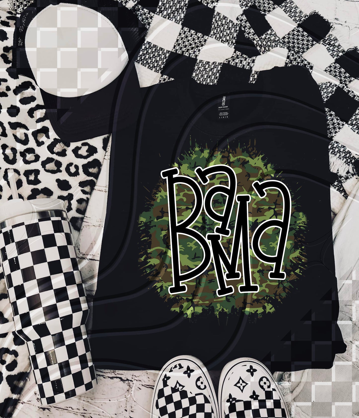Camo Team Splat Custom Game Day Digital Design – Pick Your Team!