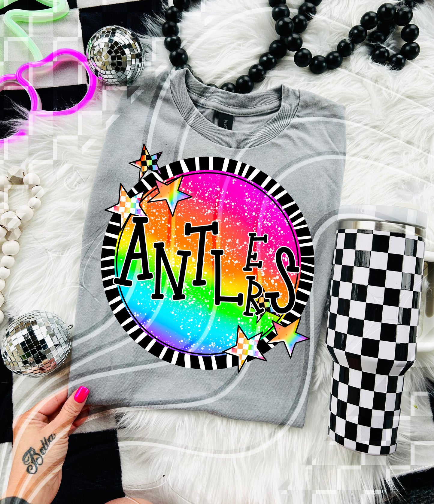 Retro Razzle Teams – Rainbow Sports Spirit Digital (100+ Team Options + Custom)