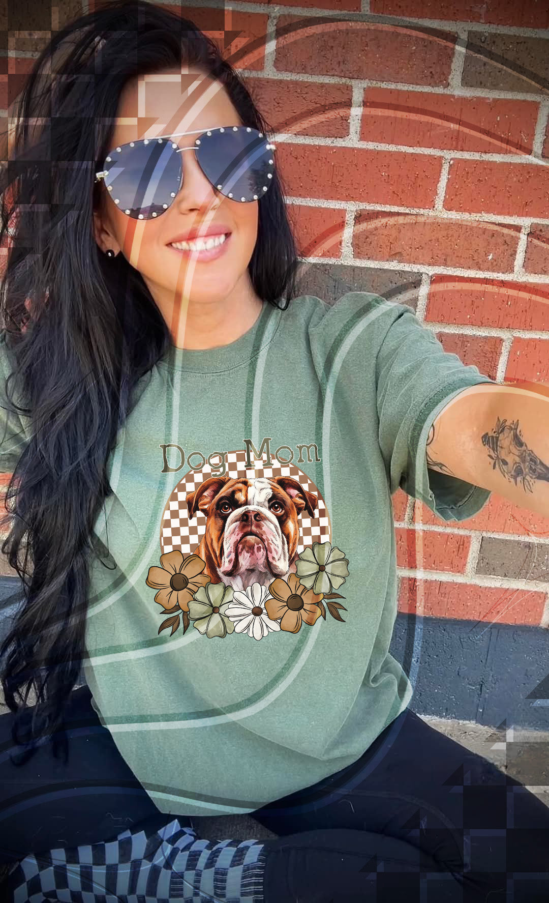 Dog Mom Floral - Digital Download- PNG