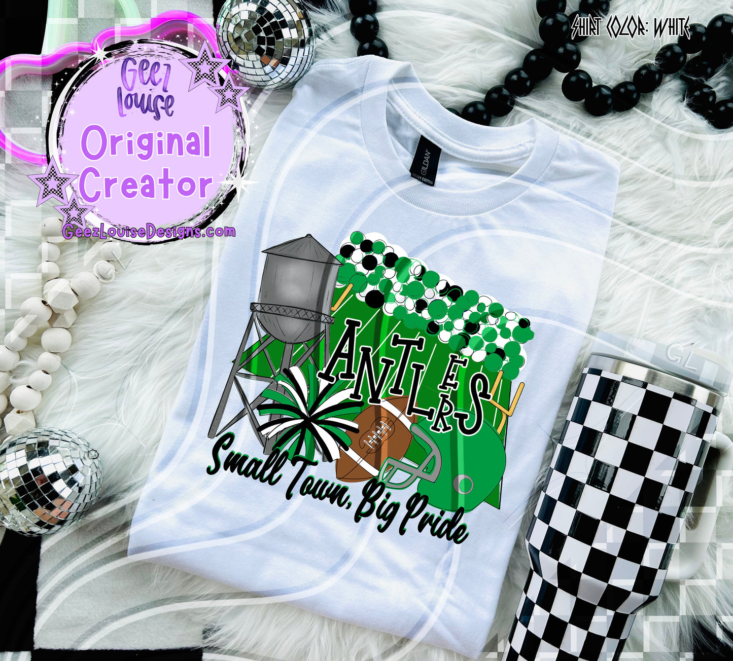 Small Town Big Pride Digital Design | Custom Team Spirit PNGs (100+ Teams)