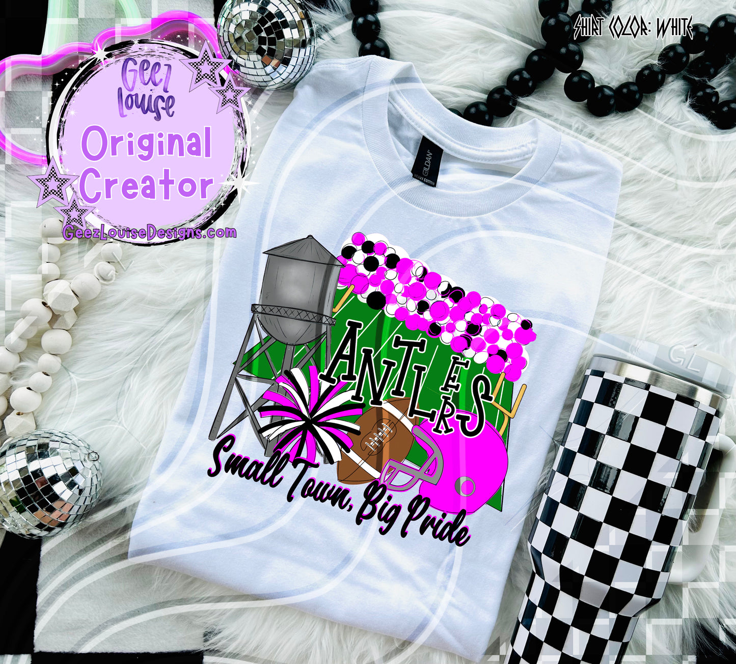 Small Town Big Pride Digital Design | Custom Team Spirit PNGs (100+ Teams)