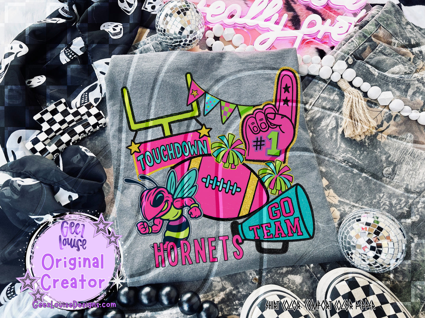 Neon Mascot Mayhem – Digital Design Collection (Choose Your Team!)