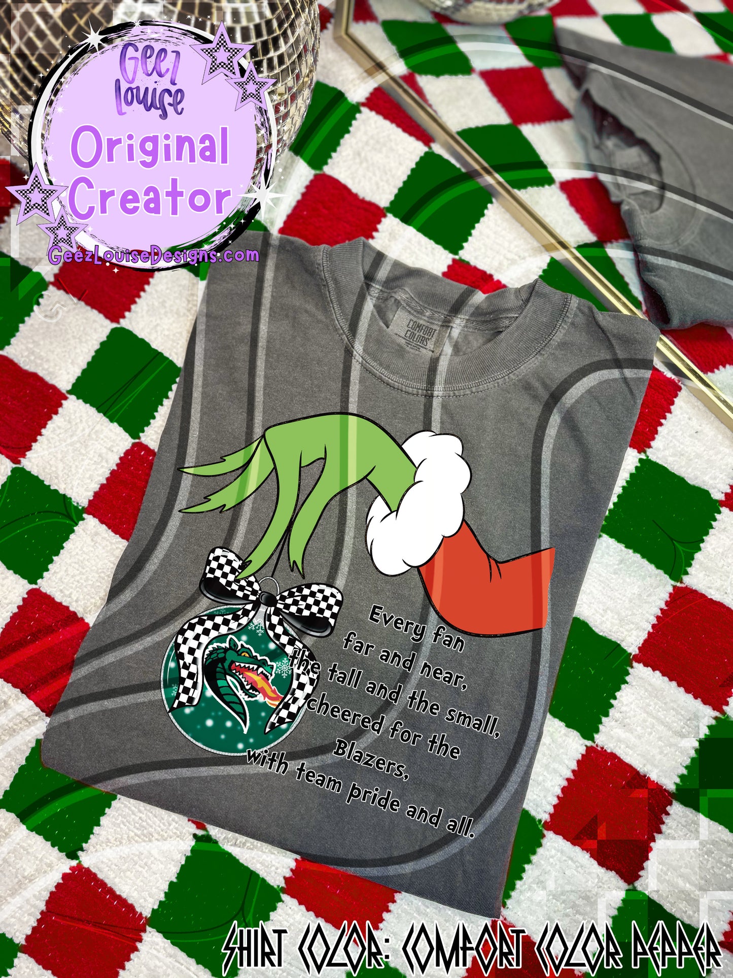 GMAN Ornament Digital Design | Christmas Football PNG - Custom
