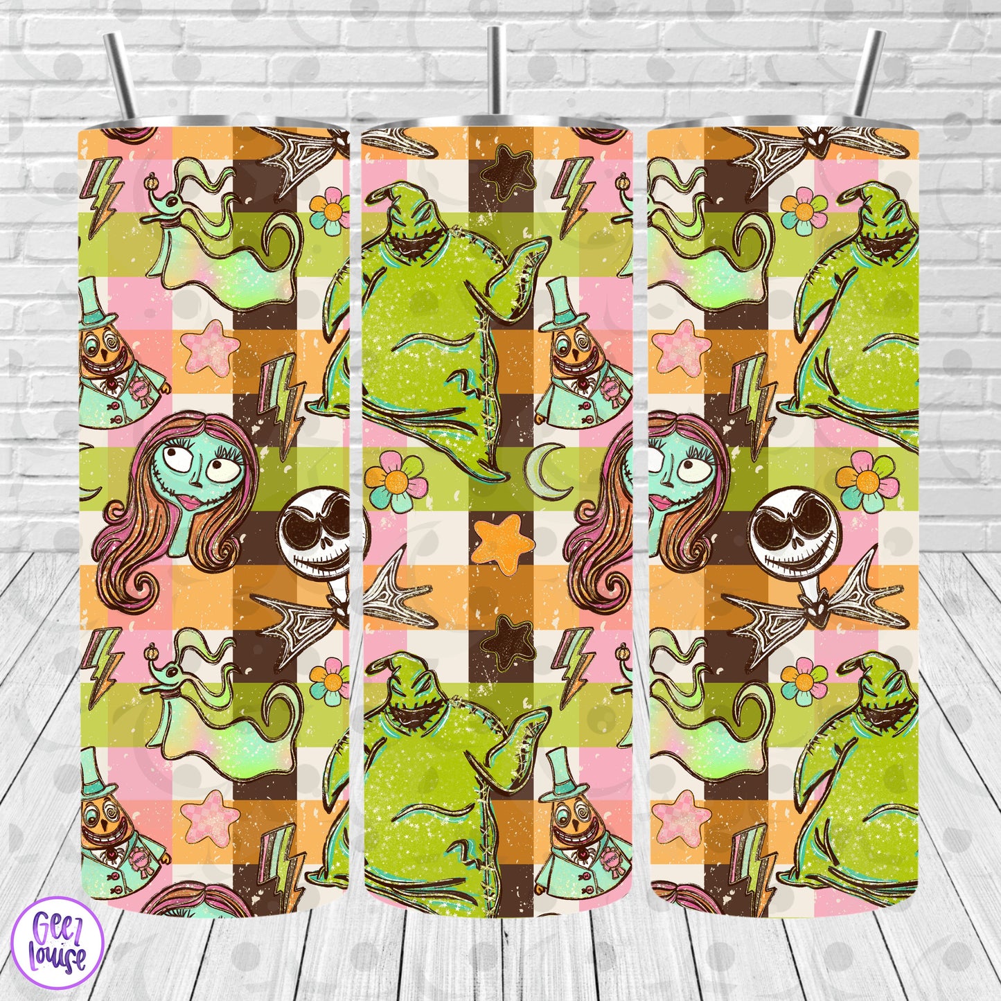 Retro Spooky Halloween Tumbler Wrap | 20 oz Skinny PNG | Vintage Halloween Digital Download | July 26 No FOMO Drive