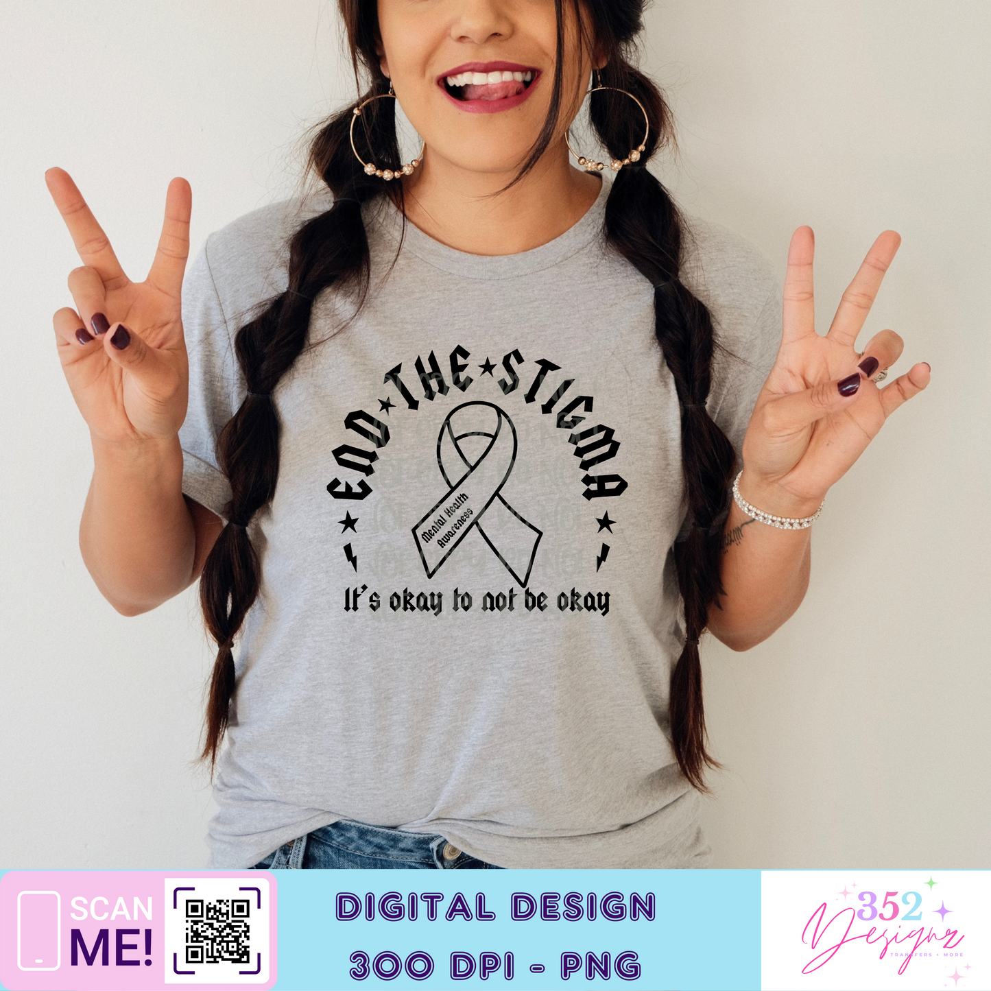 End the stigma - Digital Download- PNG