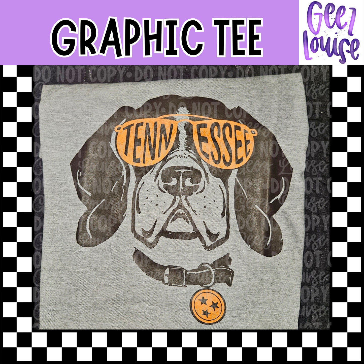 Tennessee Dog Graphic Tee – Short Sleeve