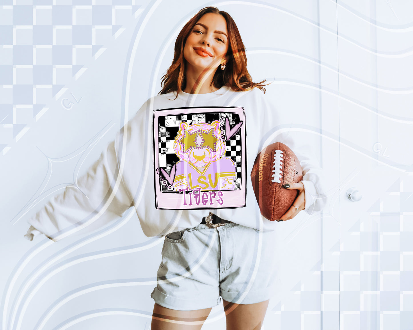 Polaroid frame SEC Mascot Digital Design