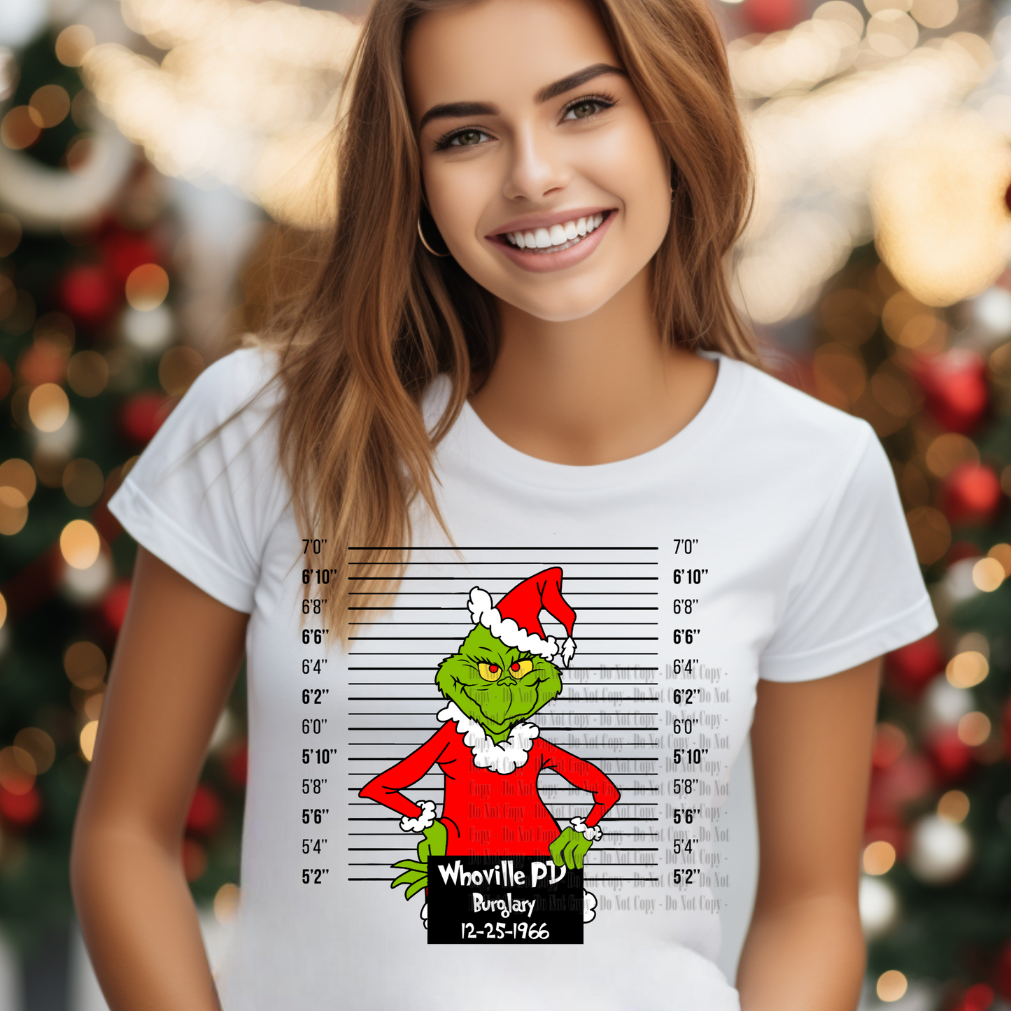 GMAN Mugshot – Christmas Digital Design PNG for Sublimation