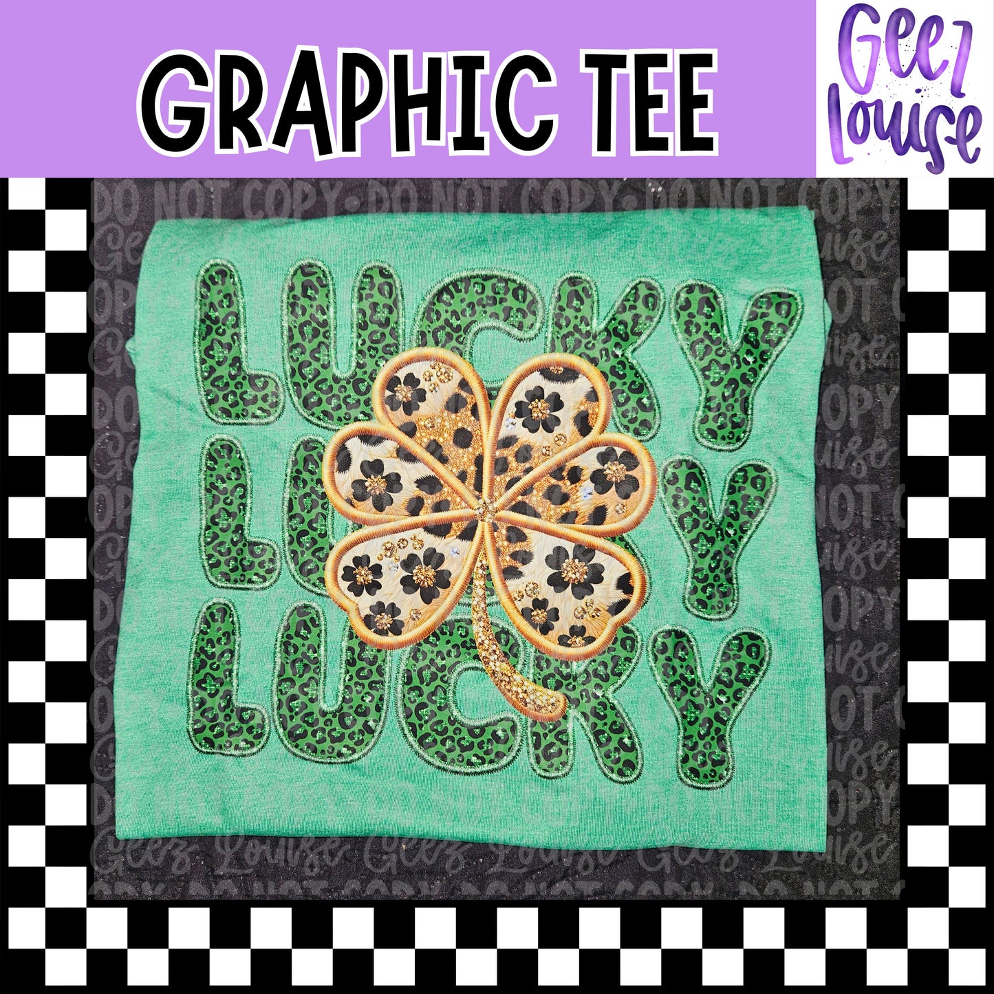 Lucky Lucky Lucky Graphic Tee – Short Sleeve