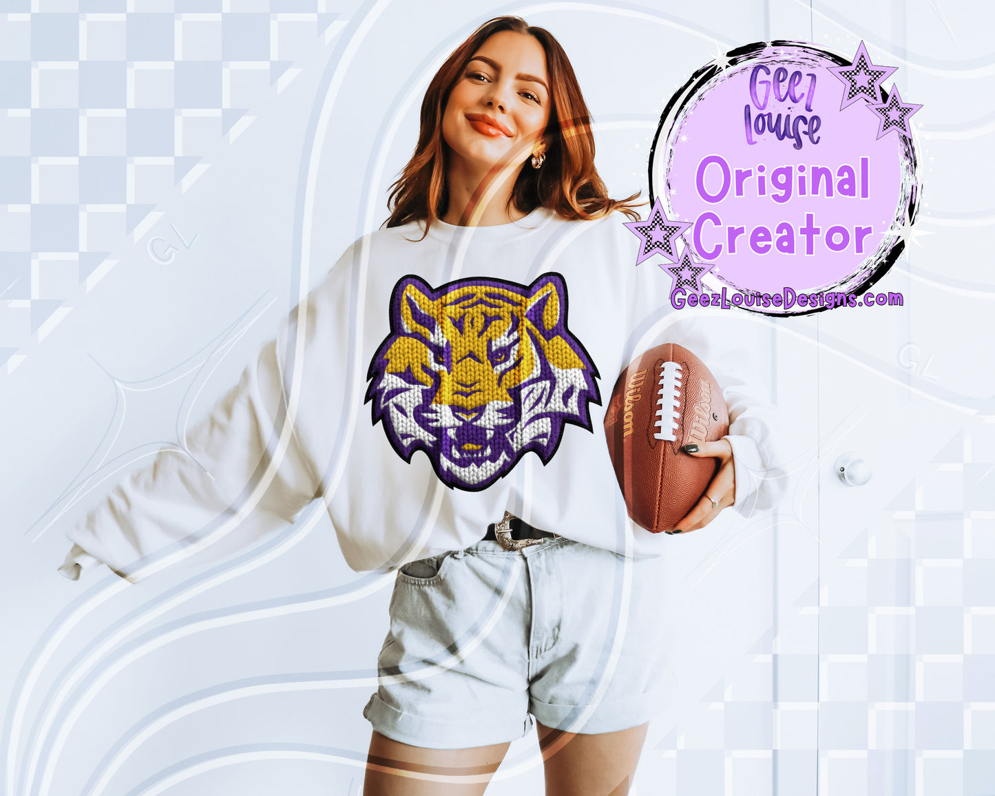 Yarn Texture SEC Mascot Digital Design- 16 Team Variants