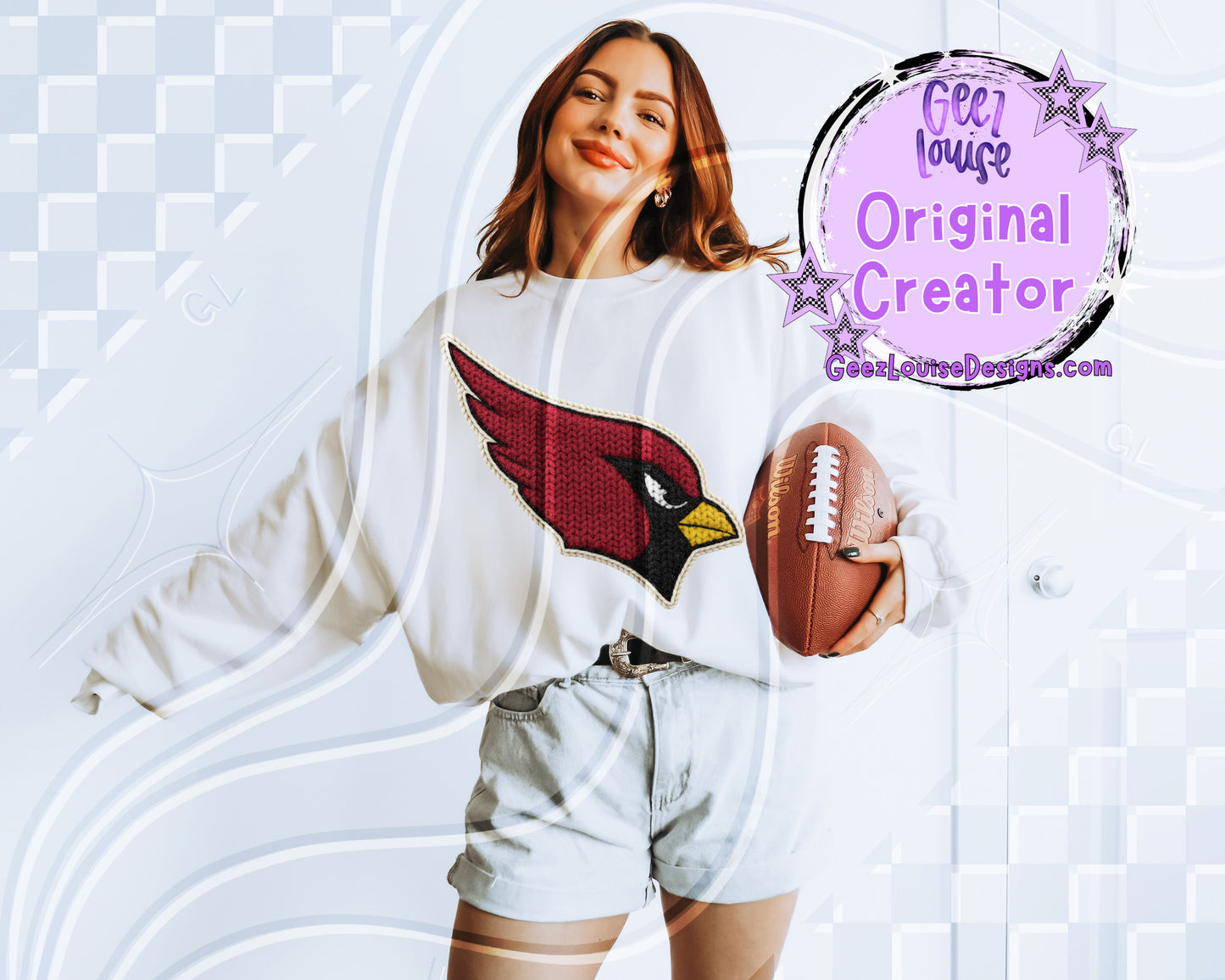 Yarn Texture Football Team Digital Design Bundle | 32 Team Variants Included
