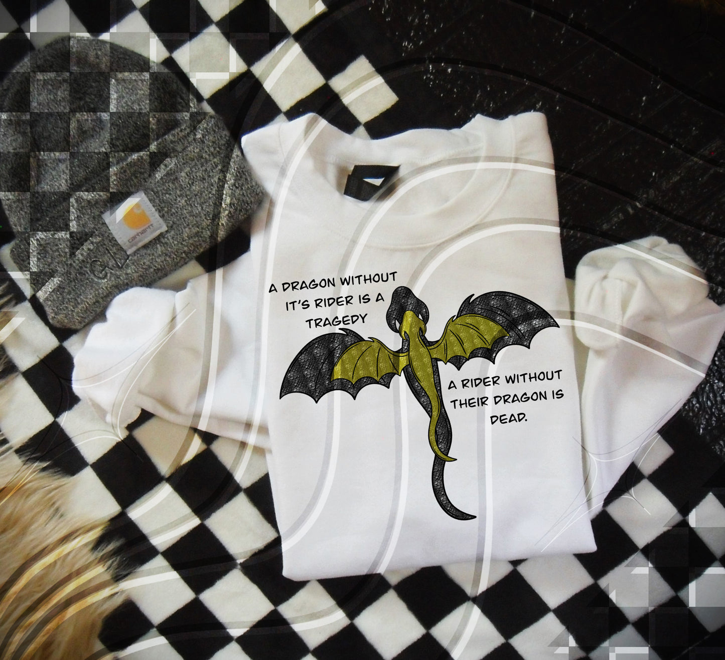 Rider without their dragon is dead - Digital Download- PNG - 300 DPI