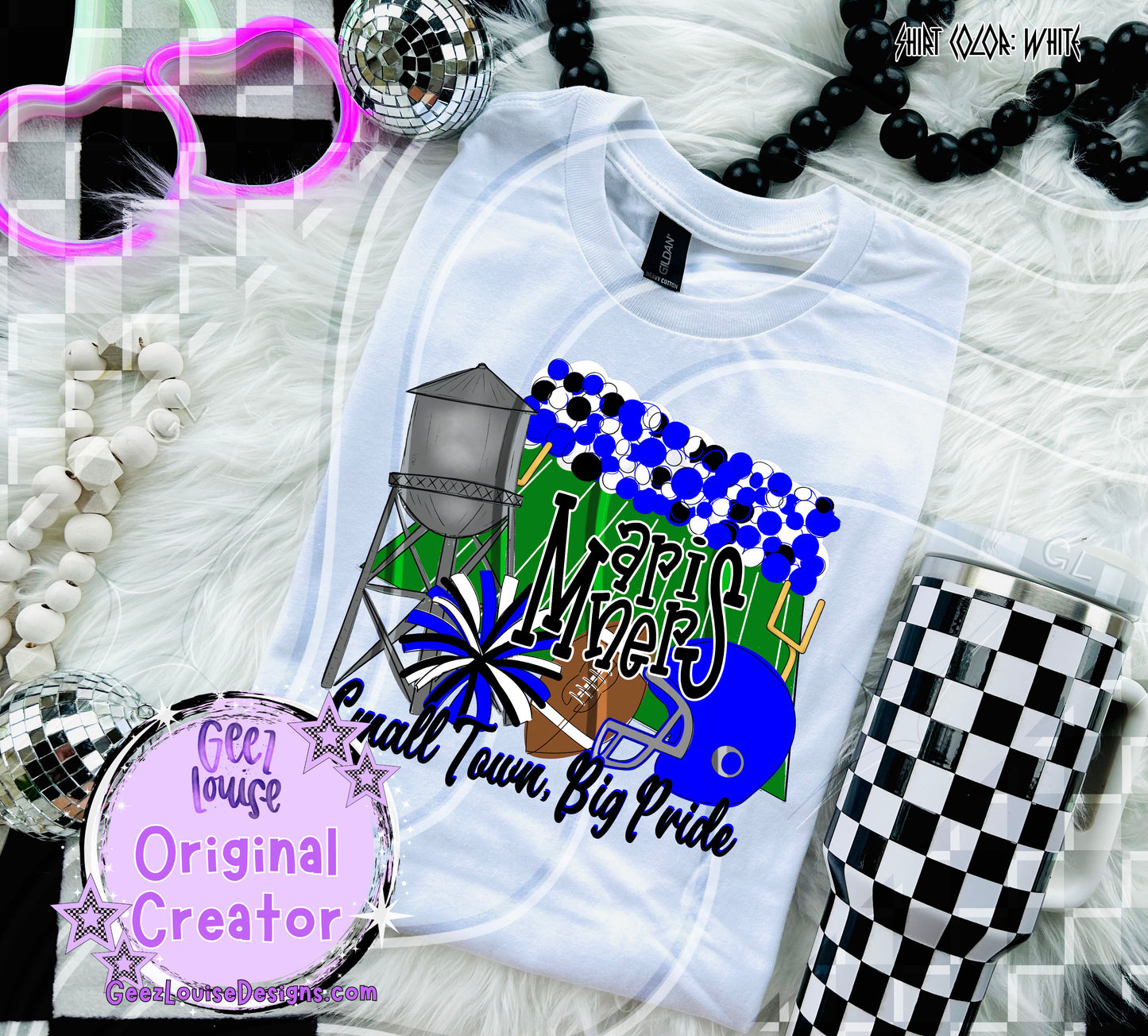 Small Town Big Pride Digital Design | Custom Team Spirit PNGs (100+ Teams)