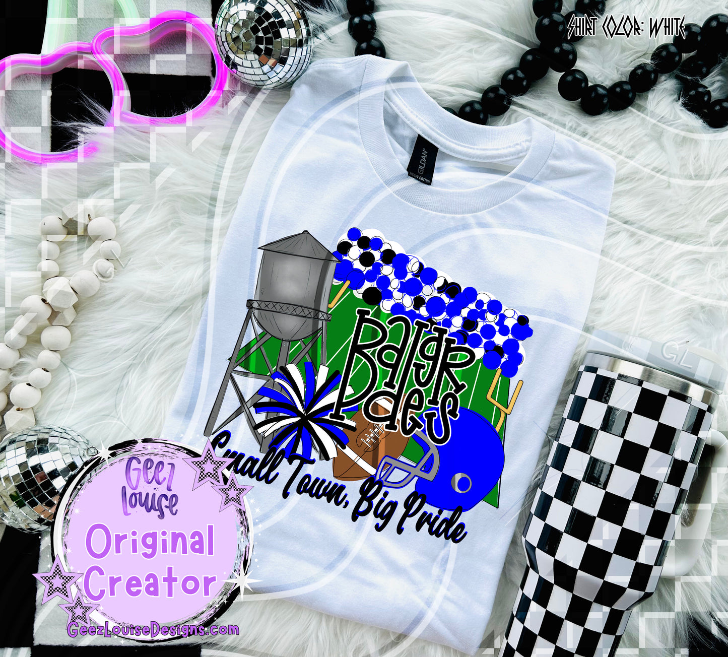Small Town Big Pride Digital Design | Custom Team Spirit PNGs (100+ Teams)