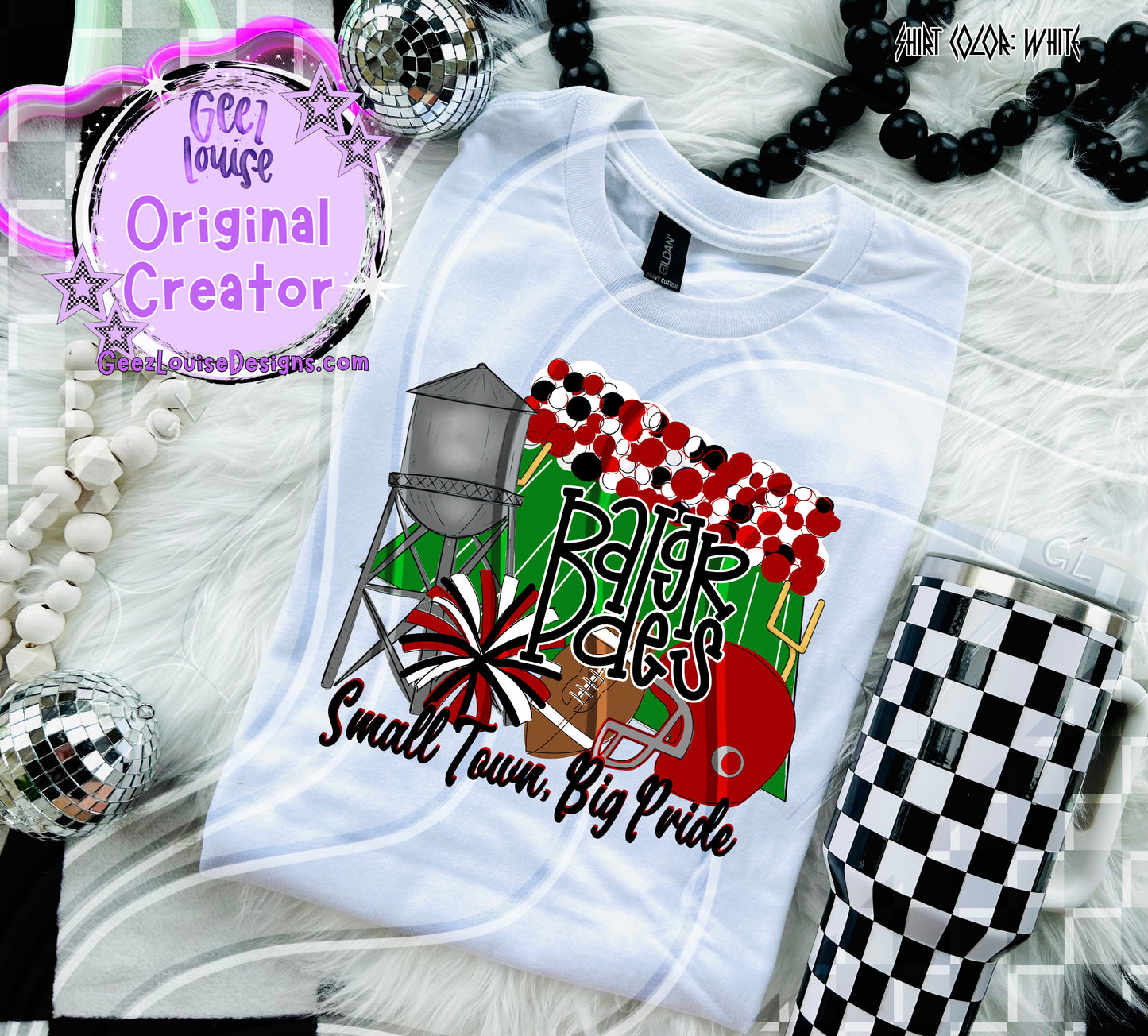 Small Town Big Pride Digital Design | Custom Team Spirit PNGs (100+ Teams)