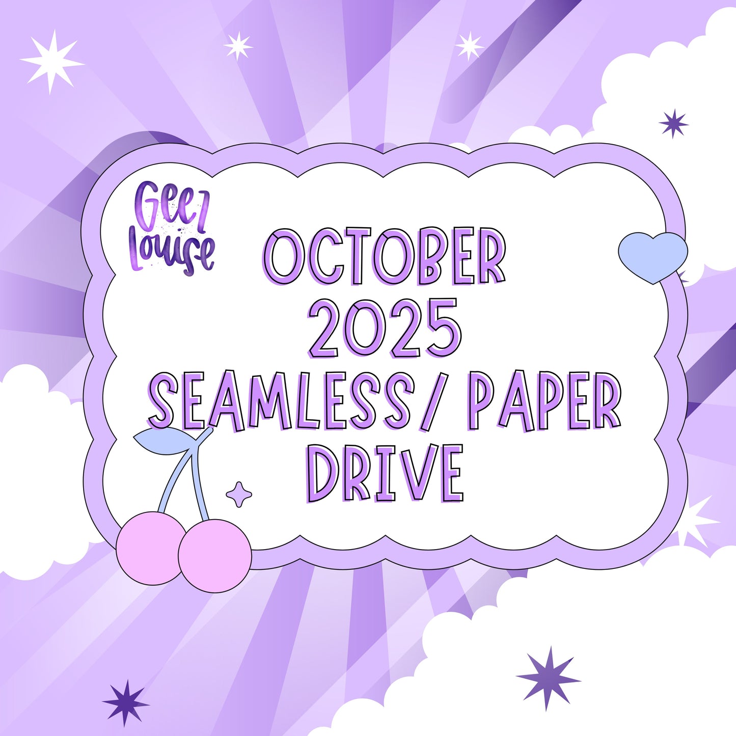 October Monthly Drives – Engagement, Clipart, Designs, Alpha/OTF, and Seamless/Paper