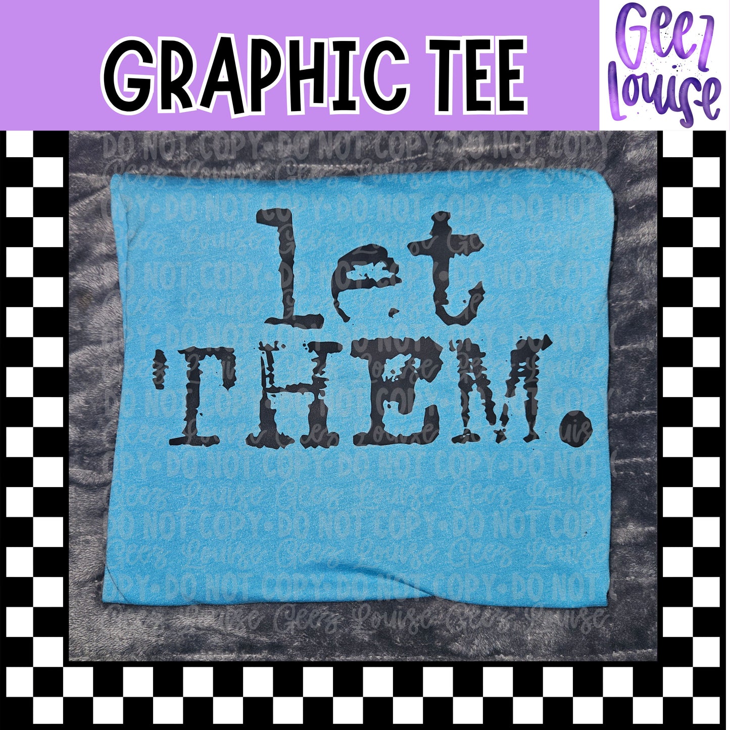 Let Them Graphic Tee – Minimalist Motivational Shirt