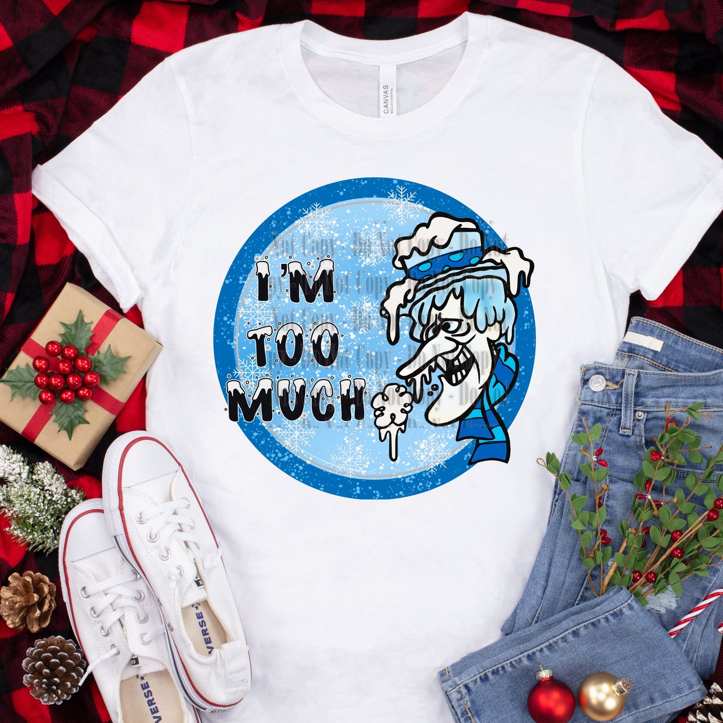 I’m Too Much Digital Design | Snow Miser Christmas PNG