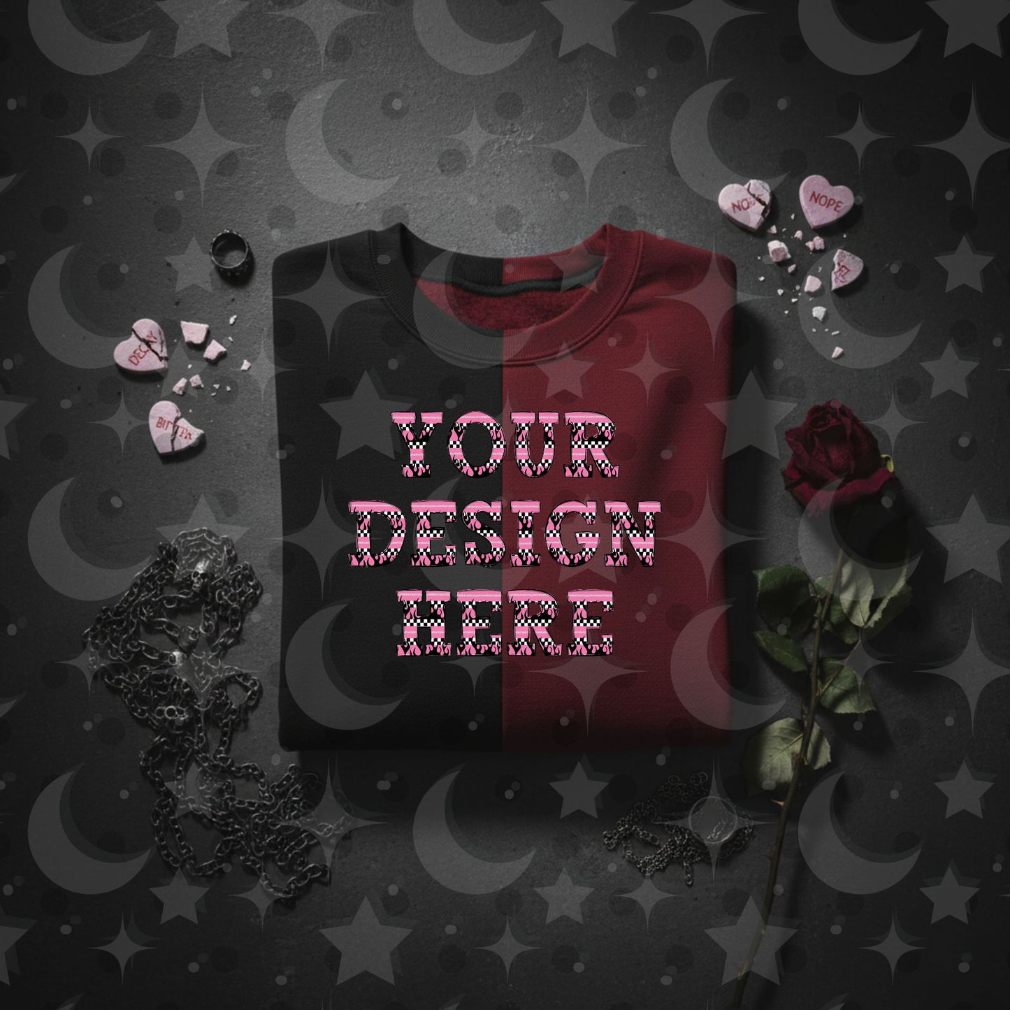 Split Sweatshirt Mockup