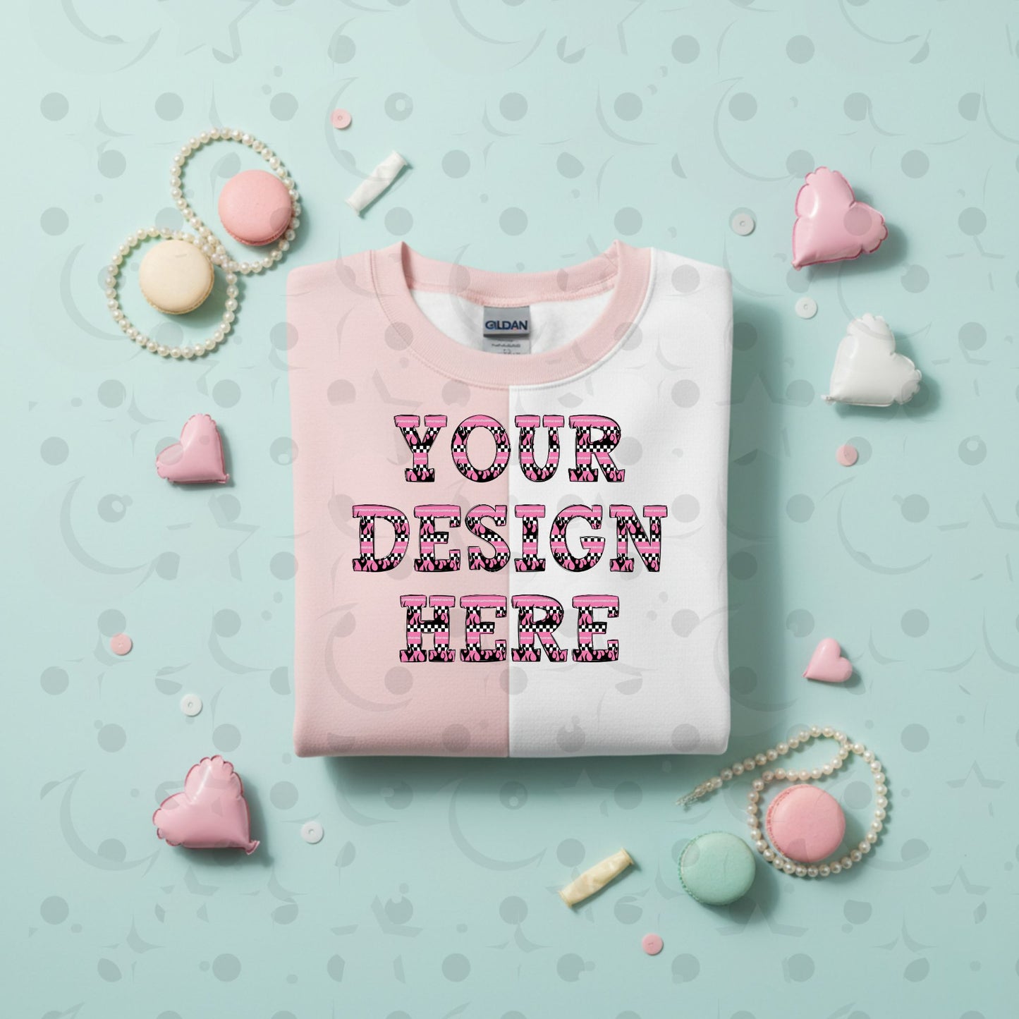 Split Sweatshirt Mockup