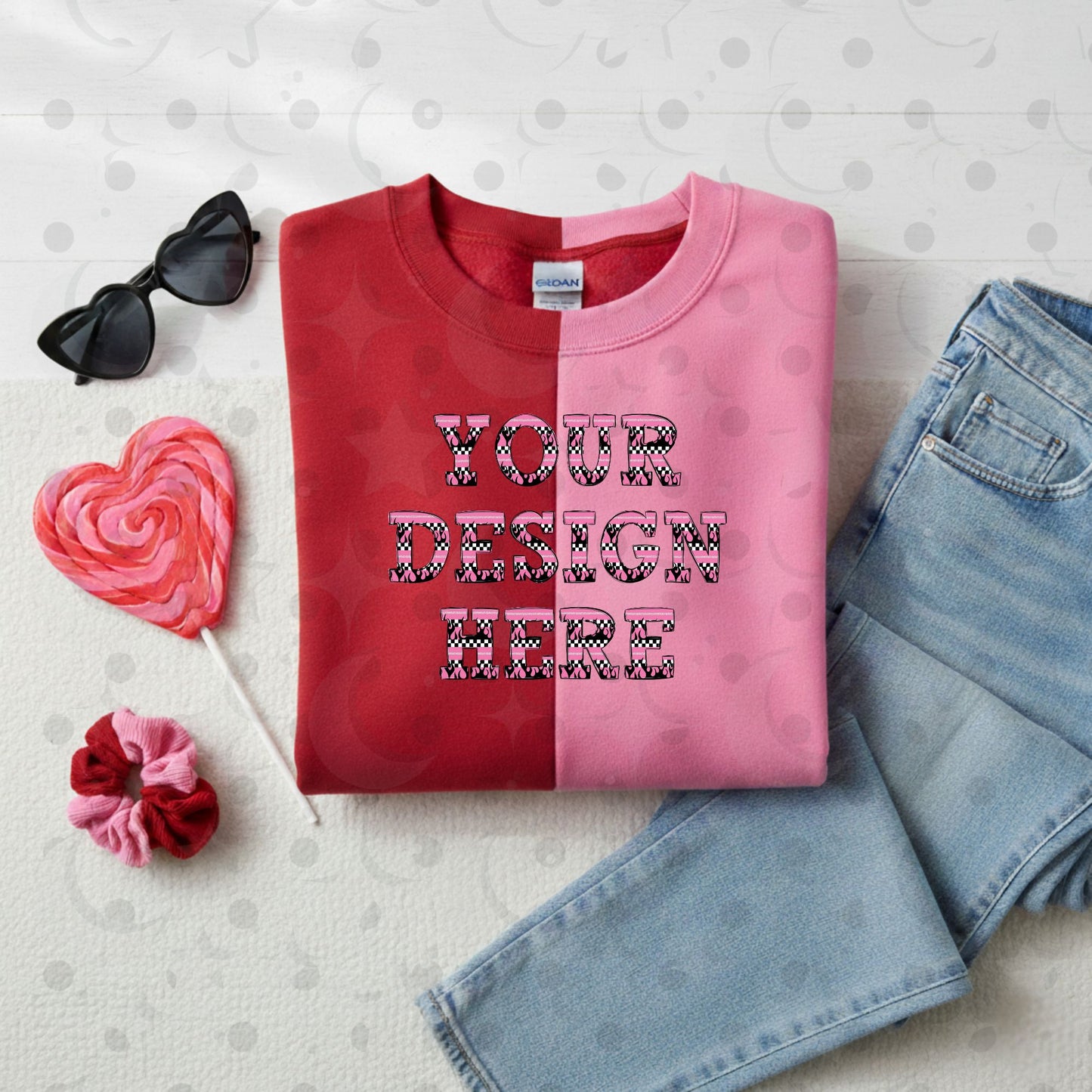 Split Sweatshirt Mockup