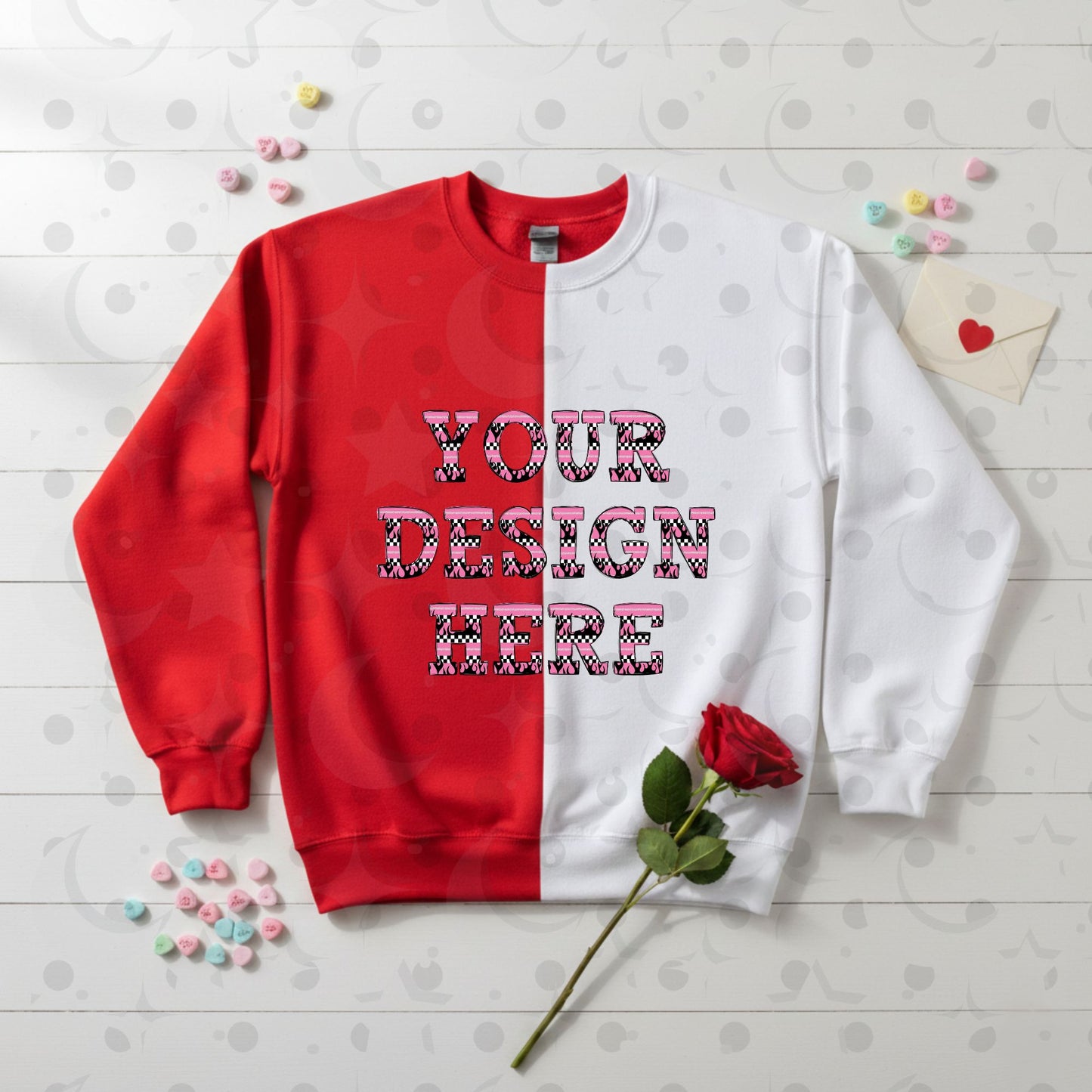 Split Sweatshirt Mockup