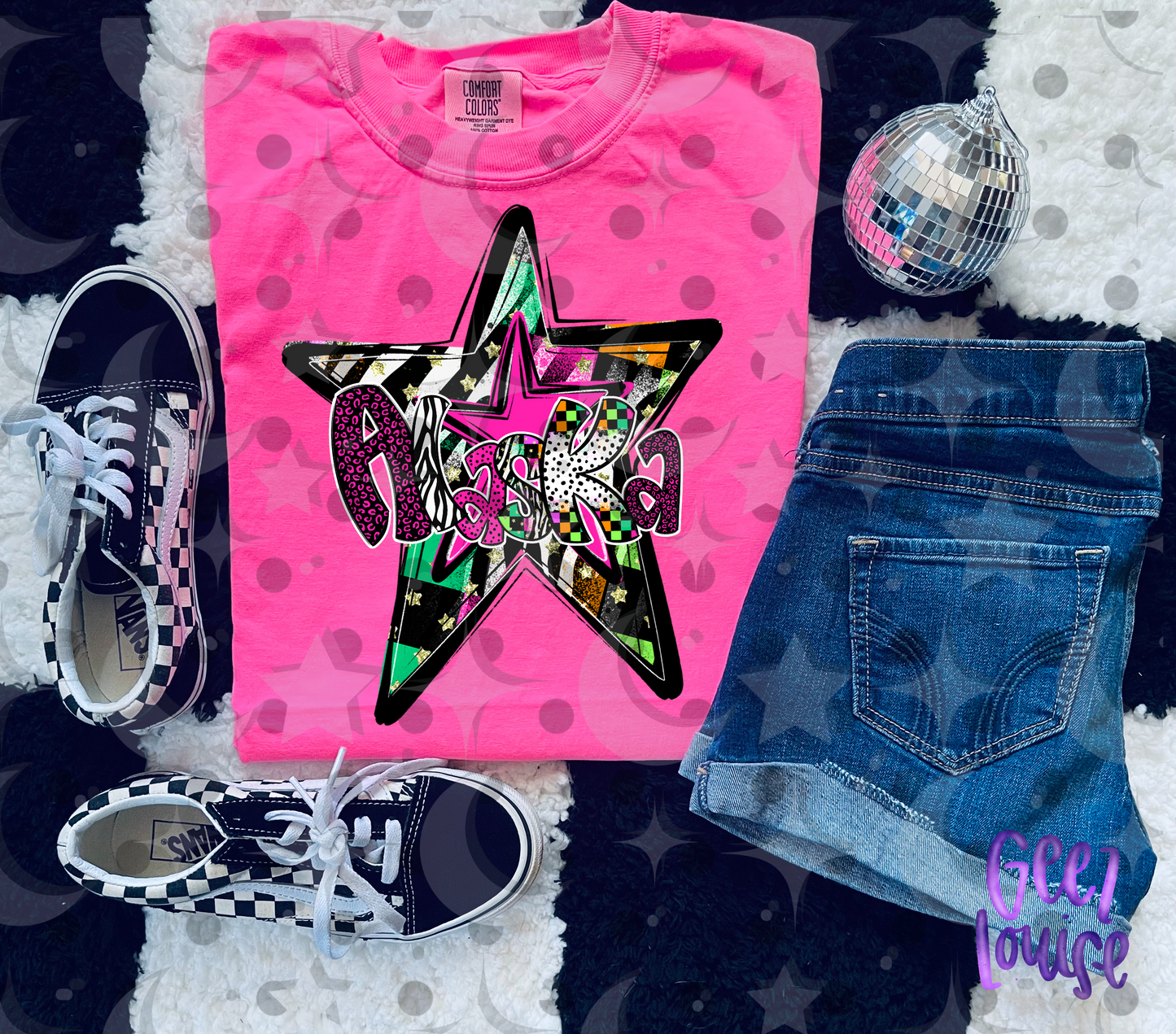 Neon Star State Design Bundle | All 50 States | Individual & Bundle PNG Digital Download | August 26 Design Drive