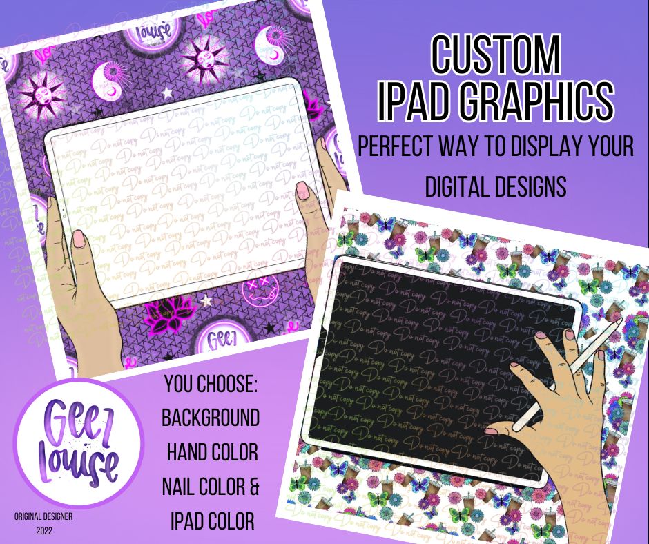Custom Tablet Graphics for Displaying Digital Designs