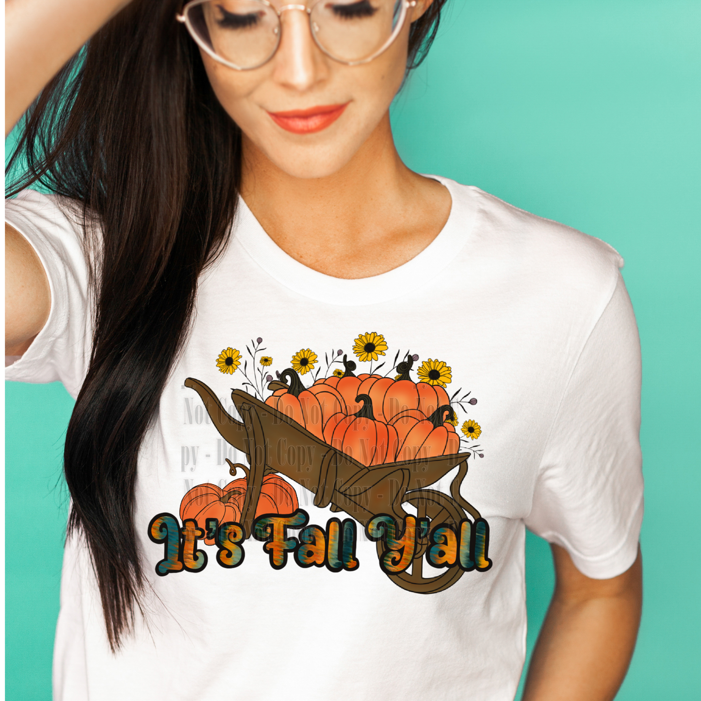 It’s Fall Y’all | Wheelbarrow Pumpkin Digital Design