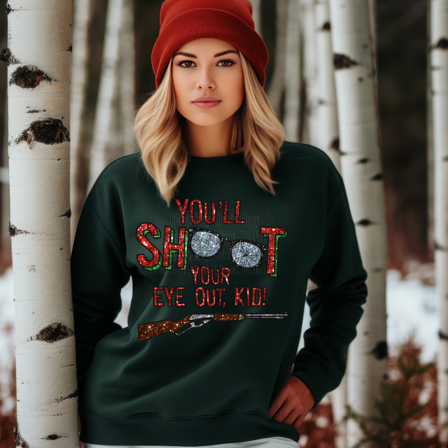 You’ll Shoot Your Eye Out, Kid! – Christmas Story Digital Design PNG