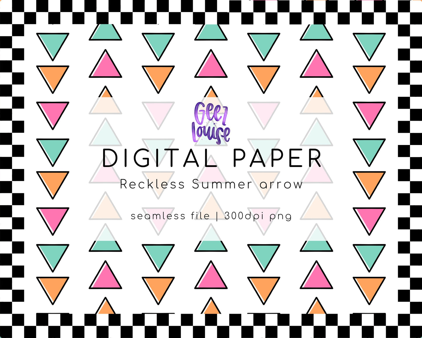 Reckless Summer background digital paper- Digital Download- PNG