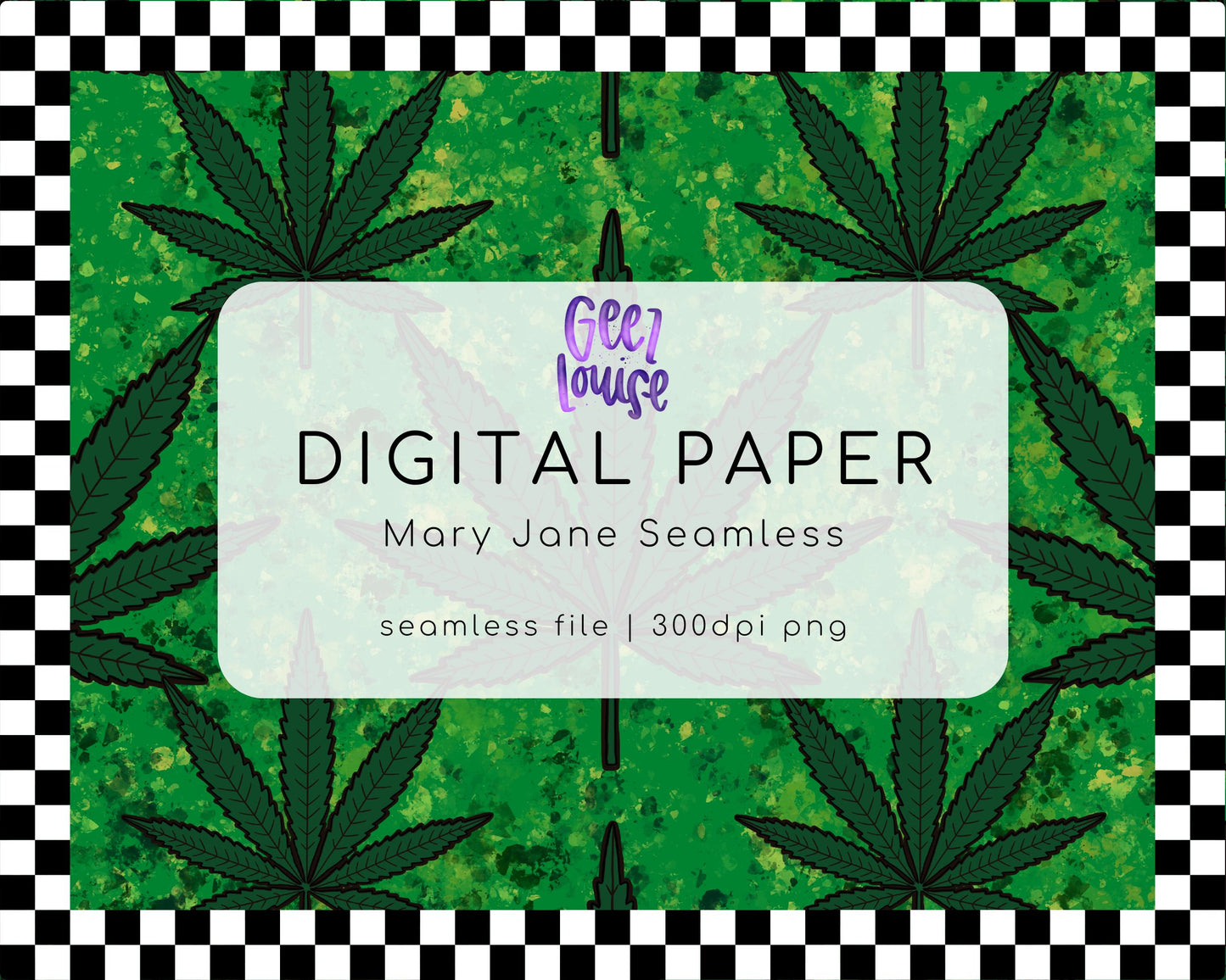 Mary Jane seamless digital paper- Digital Download- PNG