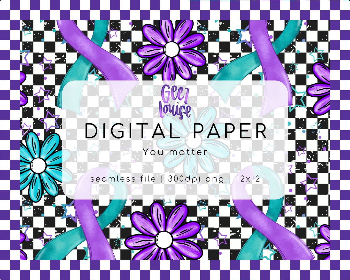 You Matter – Suicide Awareness Seamless Digital Paper