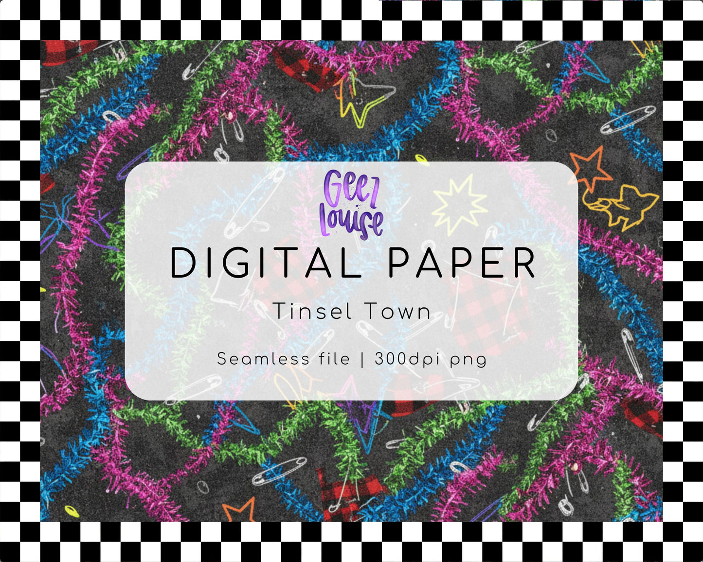 Tinsel Town – Seamless Digital Paper