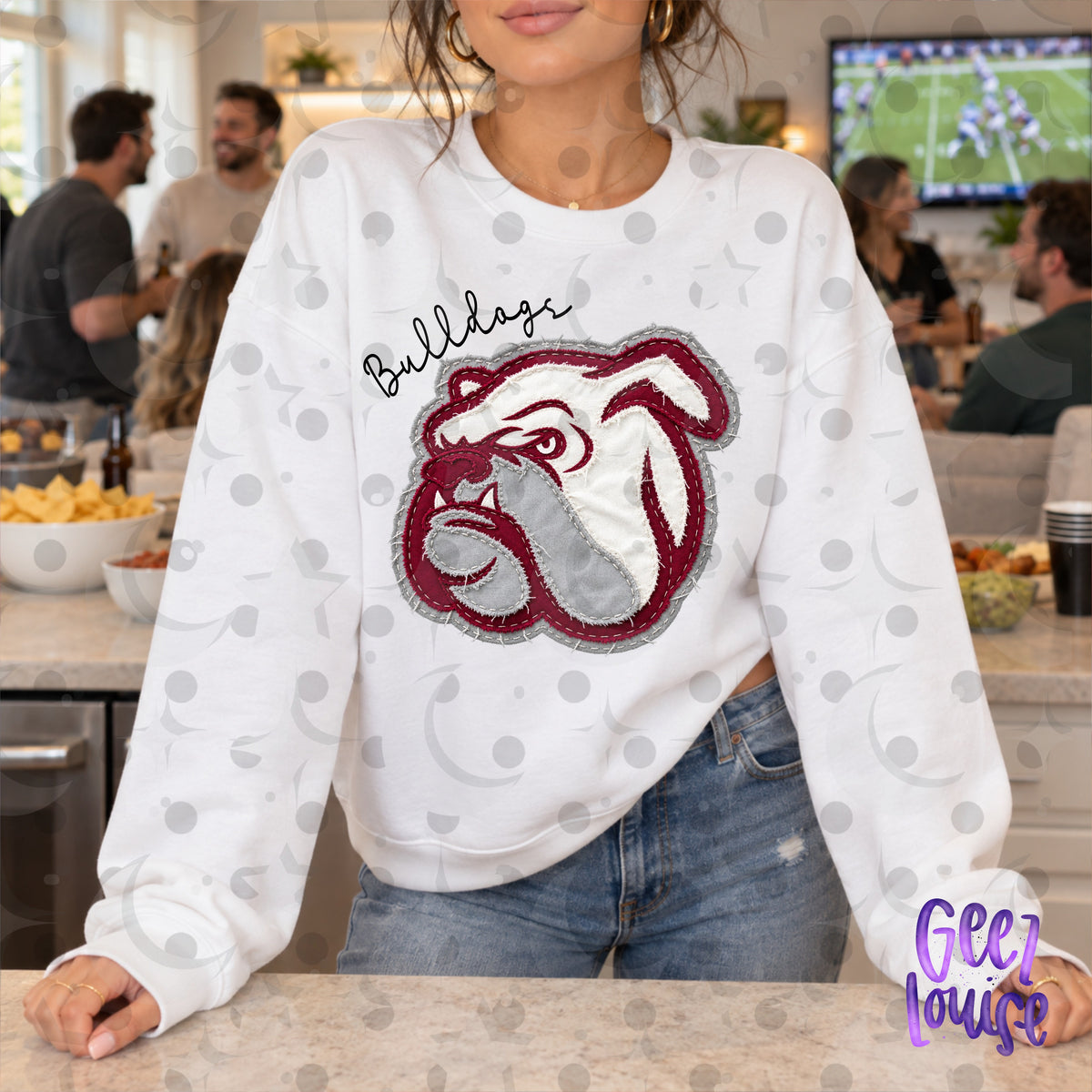 SEC Team Mascots | Frayed Fabric Applique Style PNG Designs