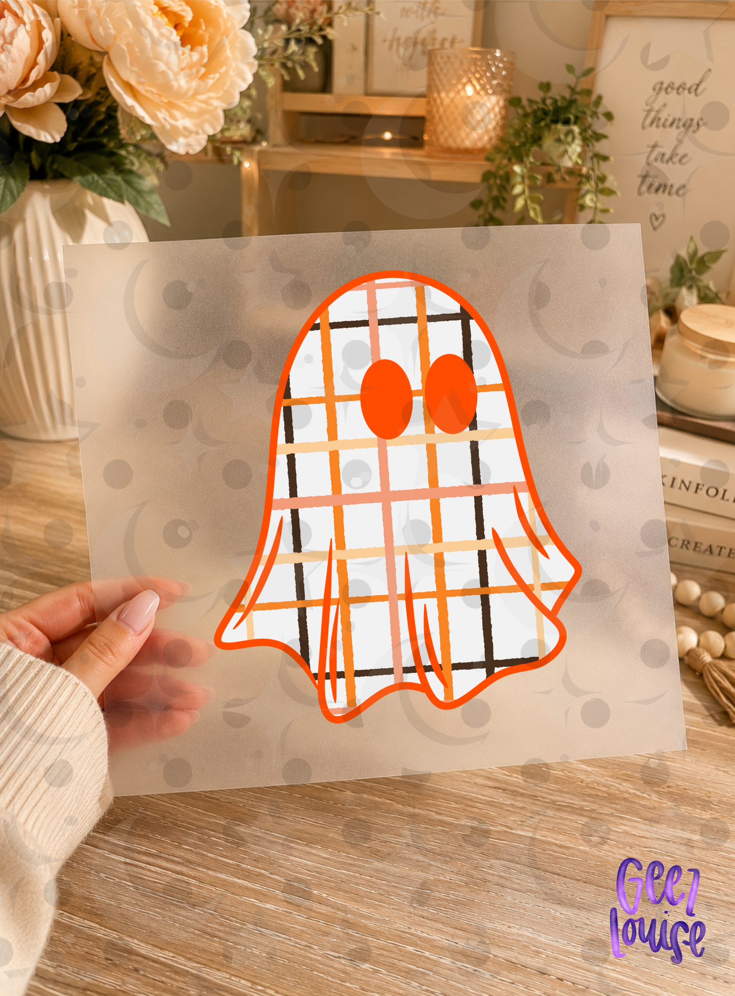 Plaid Ghost PNG | Individual Digital Download | August 26 Design Drive