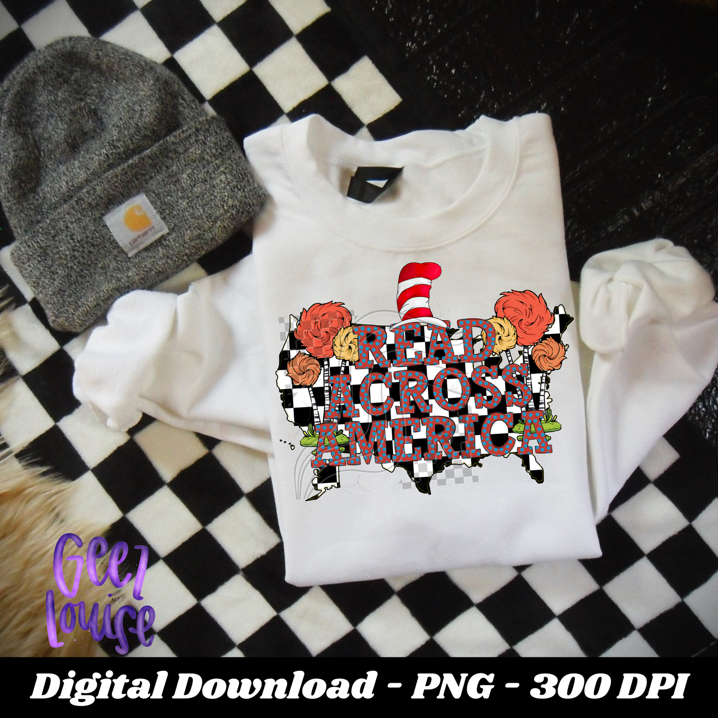 Read across America - Digital Download- PNG