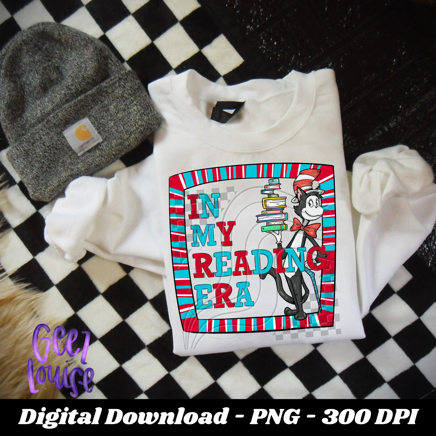 In my reading era - Digital Download- PNG