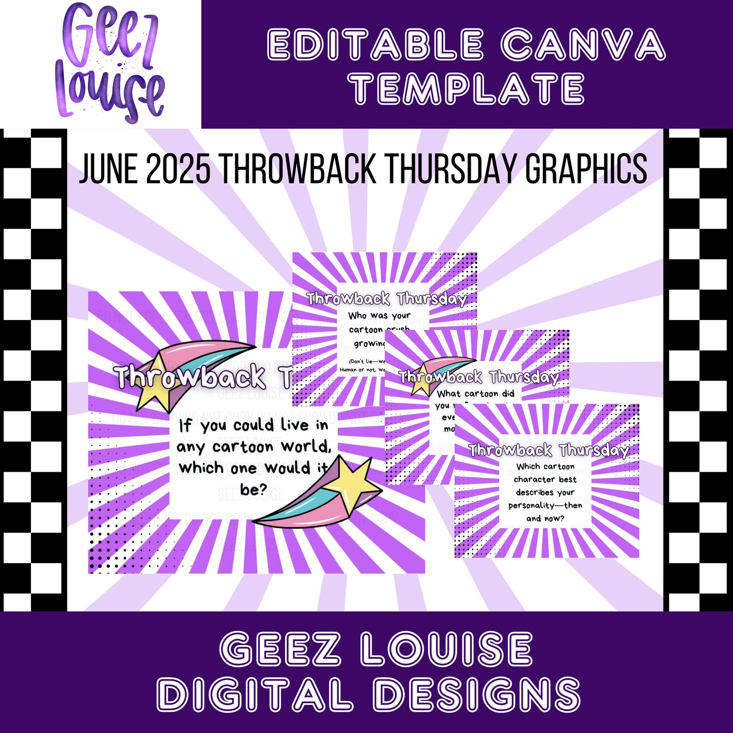 June 2025 Throwback Thursday graphics