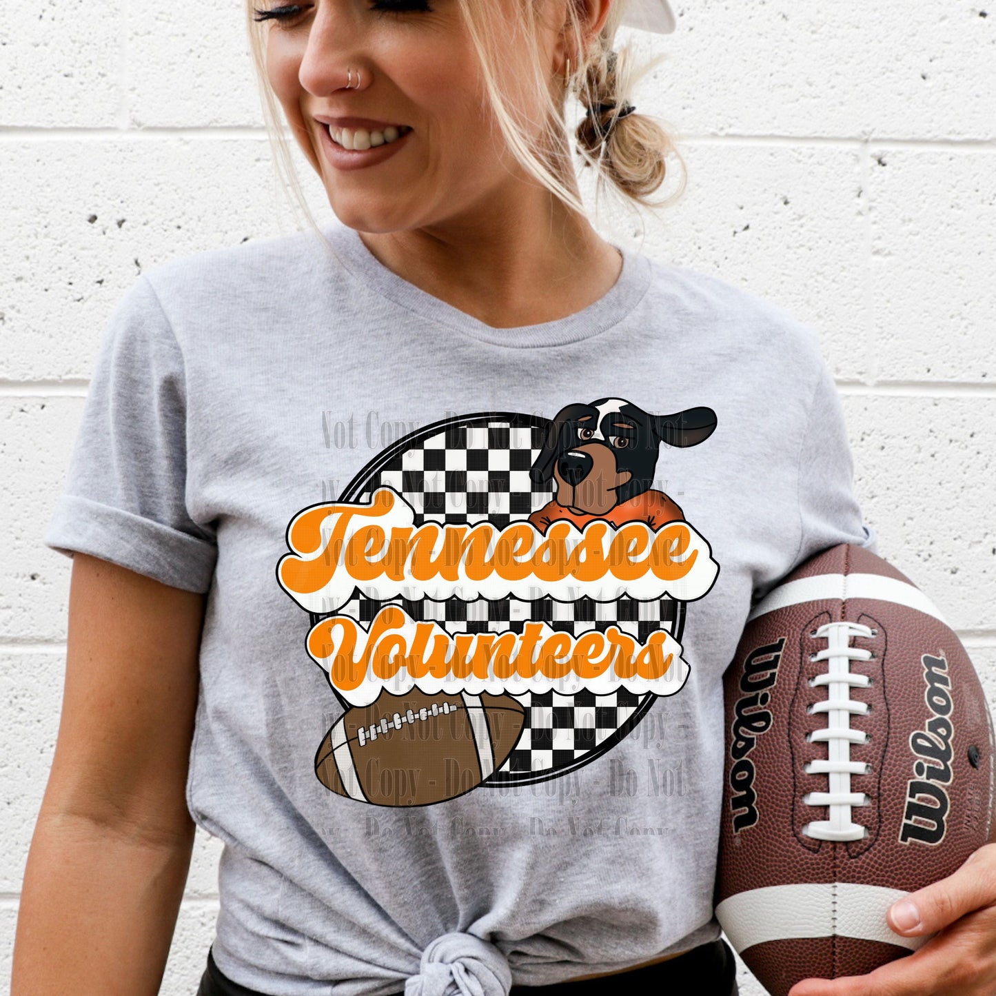 Tennessee Volunteers Dog Mascot Digital Design