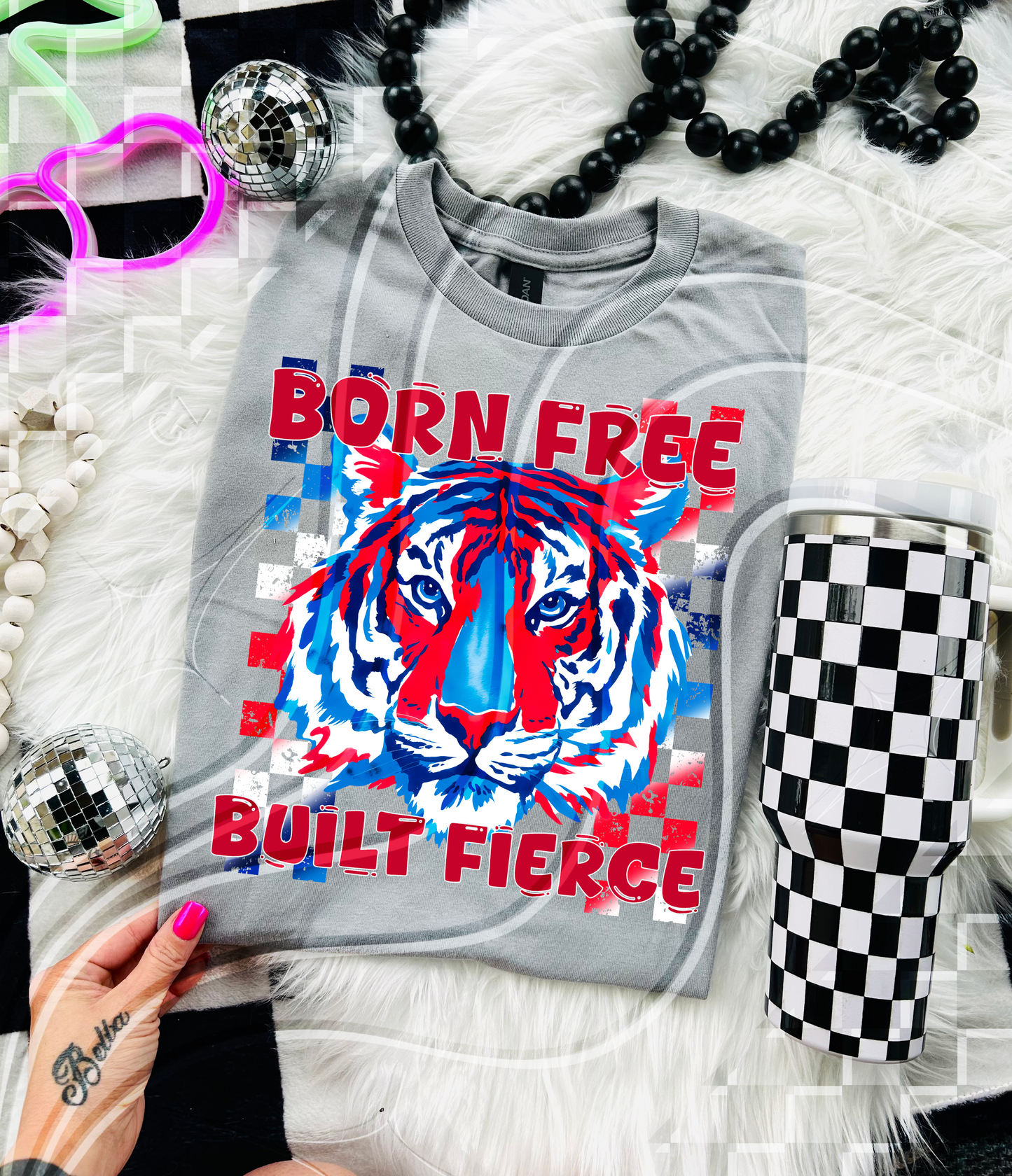 Born Free, Built Fierce PNG