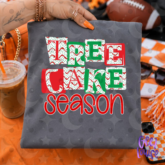Tree Cake Season Christmas PNG Design
