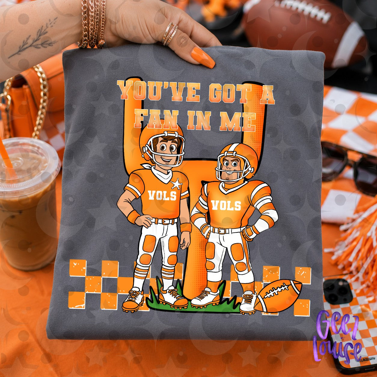 You’ve Got a Fan in Me Football PNG | Orange Game Day Friends Design | September 26 No FOMO Drive