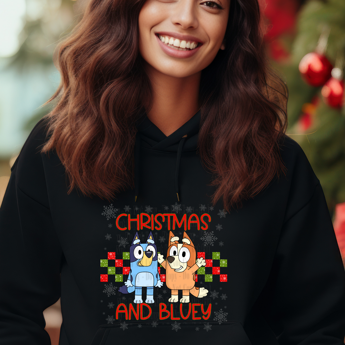 Christmas and blue guy - Digital Download- PNG -Holiday Friends PNG