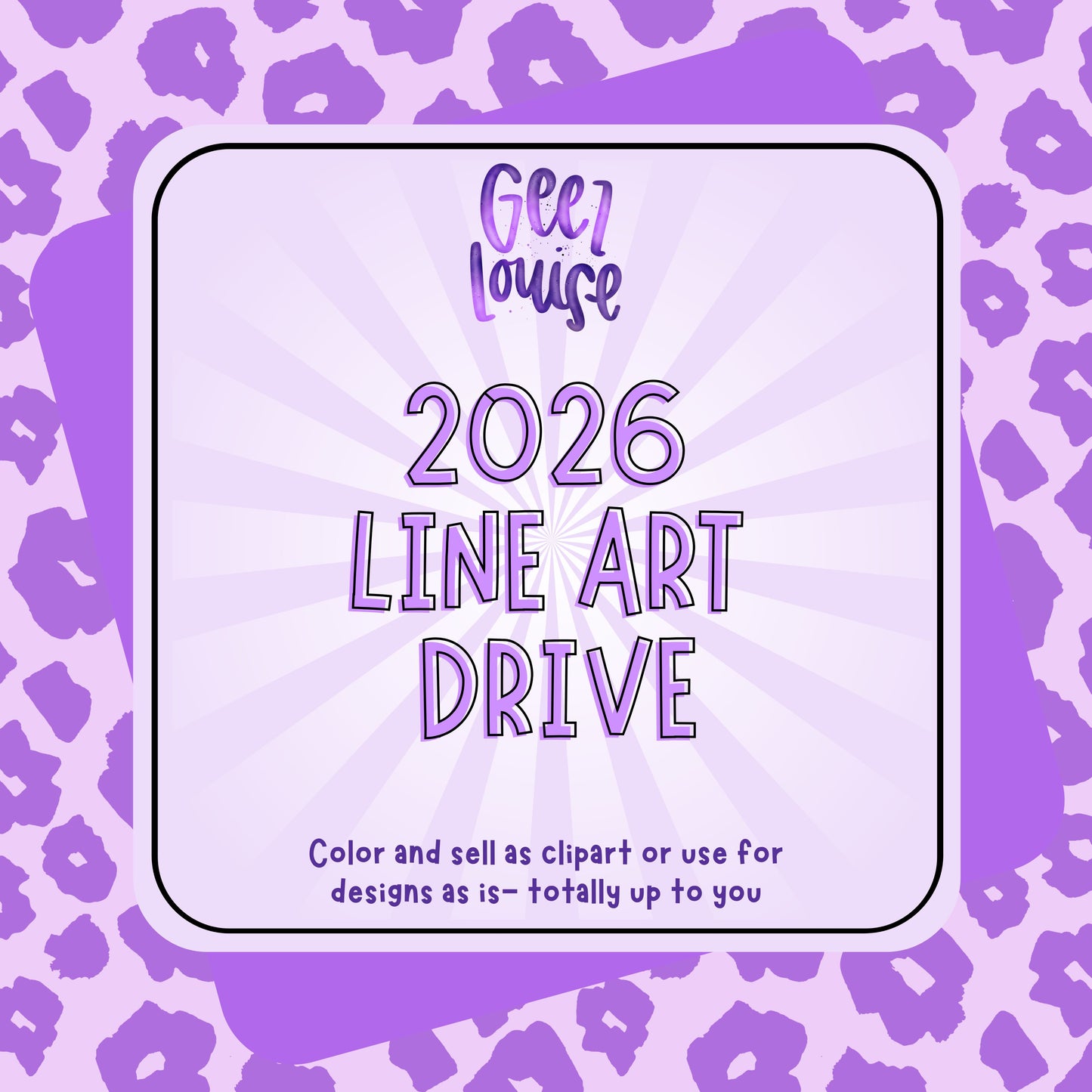 2026 Yearly Drive – Choose Design, Alpha/OTF, Seamless/ Paper, Clipart, or Lineart/outline | Limited Spots