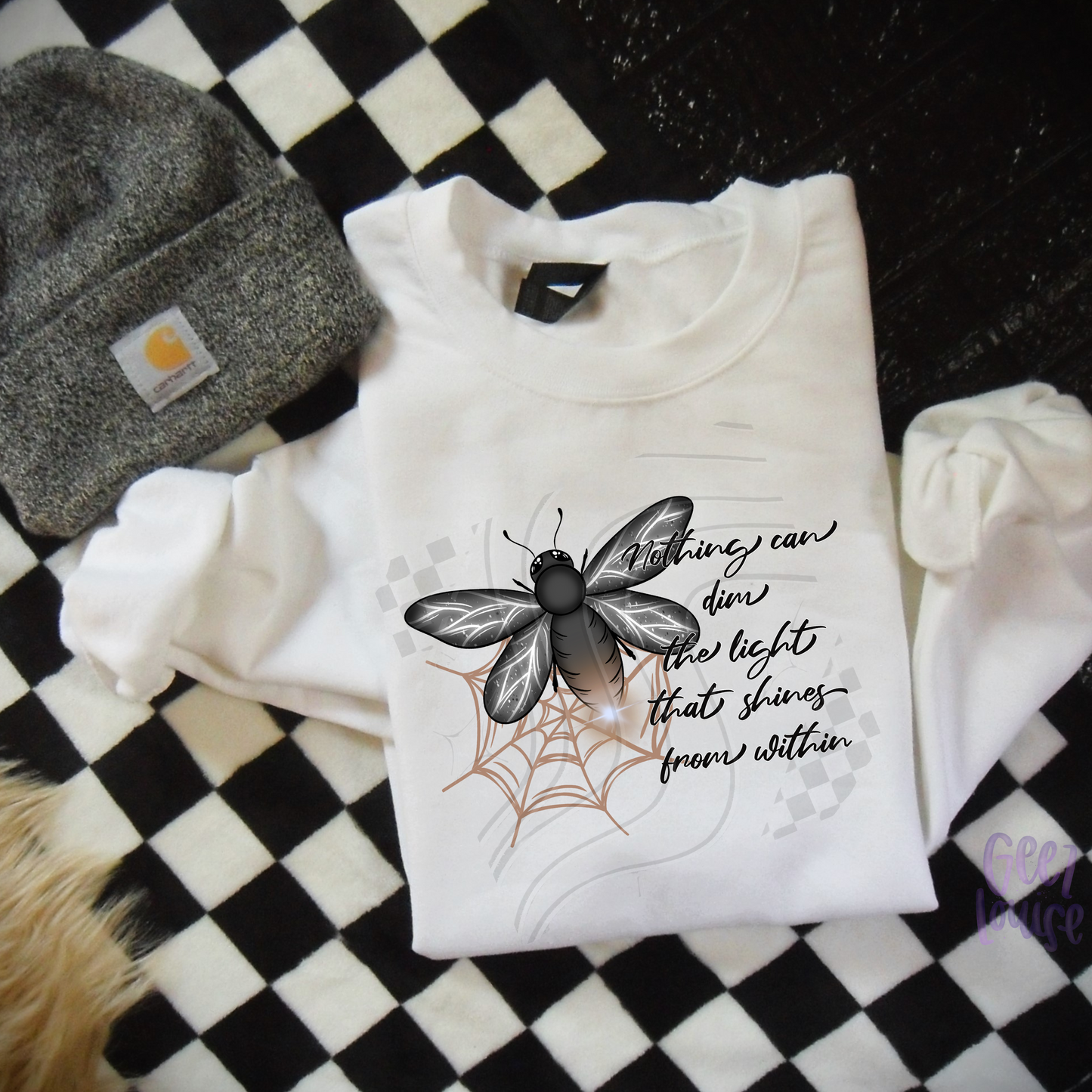 Nothing Can Dim the Light That Shines from Within | Firefly Inspirational Digital Design