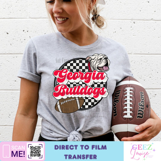 Georgia football- Direct to Film Transfer - made to order