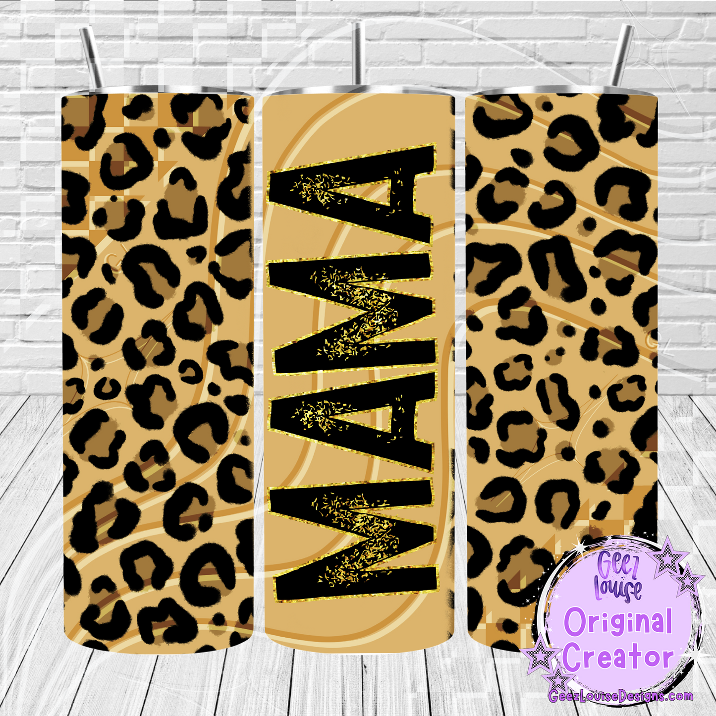 Leopard Print tumbler - Digital Download- PNG